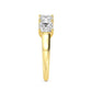 9K Yellow Gold Lab Grown Diamond Ring 1.50 ctw R60113ASS-1.50CT