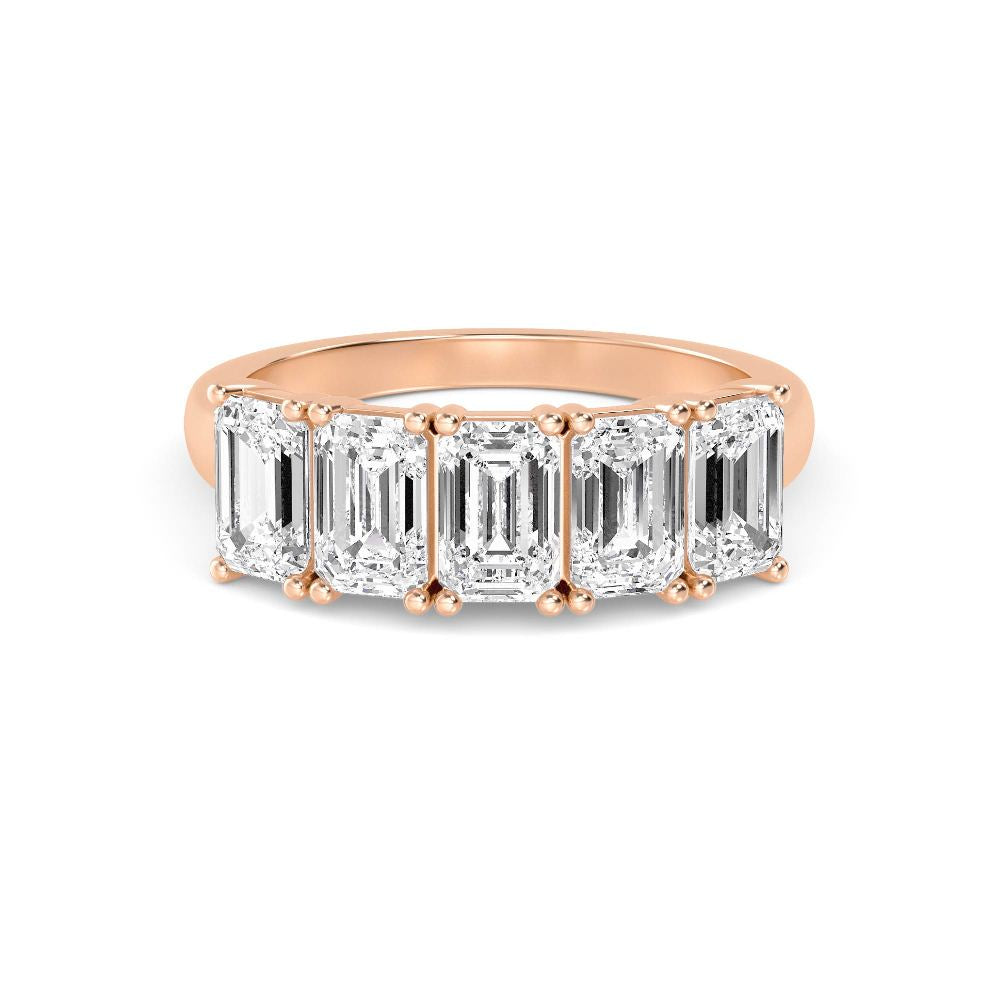 9k Rose Gold Lab Grown Diamond Ring 1.50 ctw R60113EM-1.50CT