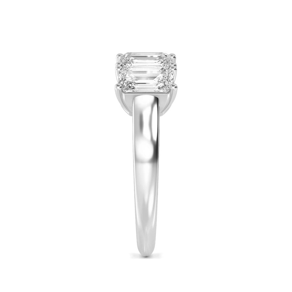 9k White Gold Lab Grown Diamond Ring 1.50 ctw R60113EM-1.50CT
