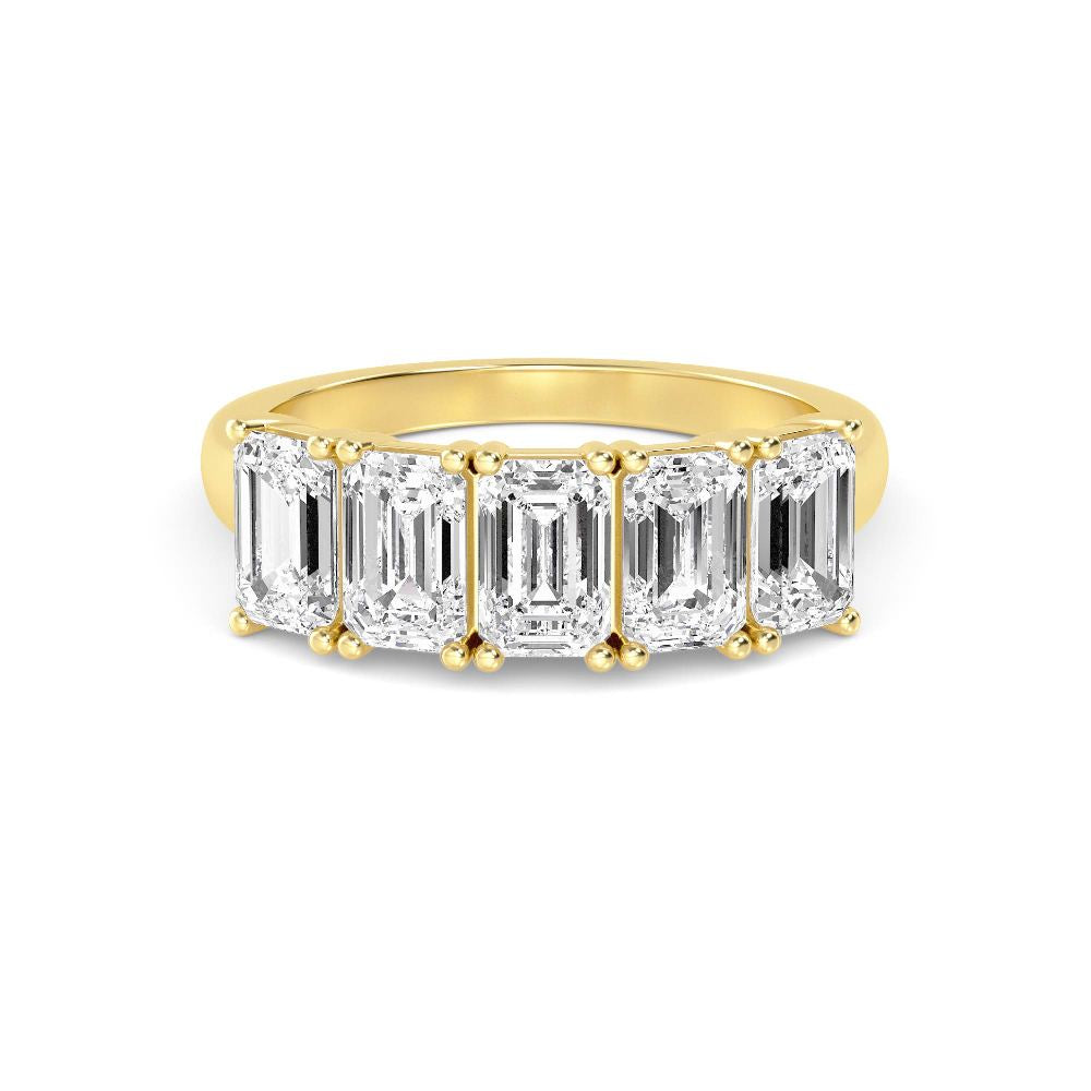 9K Yellow Gold Lab Grown Diamond Ring 1.50 ctw R60113EM-1.50CT