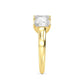 9K Yellow Gold Lab Grown Diamond Ring 1.50 ctw R60113EM-1.50CT
