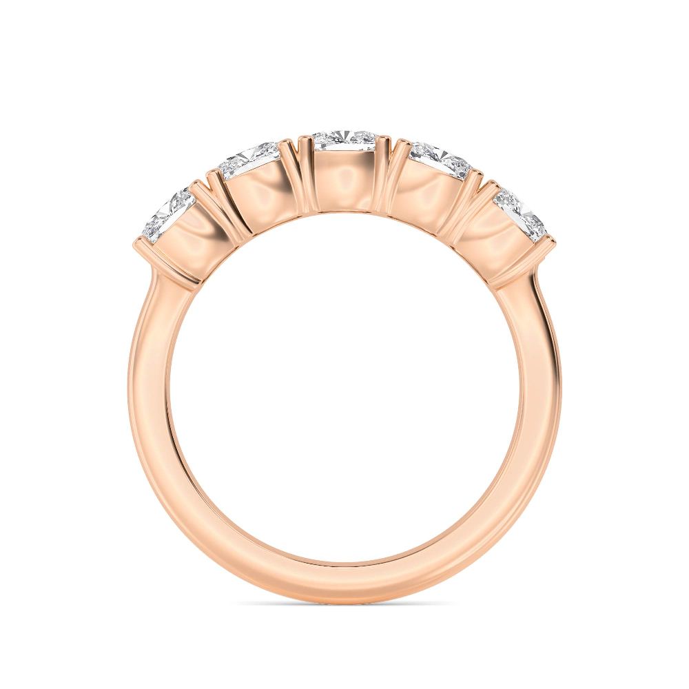 9k Rose Gold Lab Grown Diamond Ring 2.50 ctw R60113SCU-2.50CT
