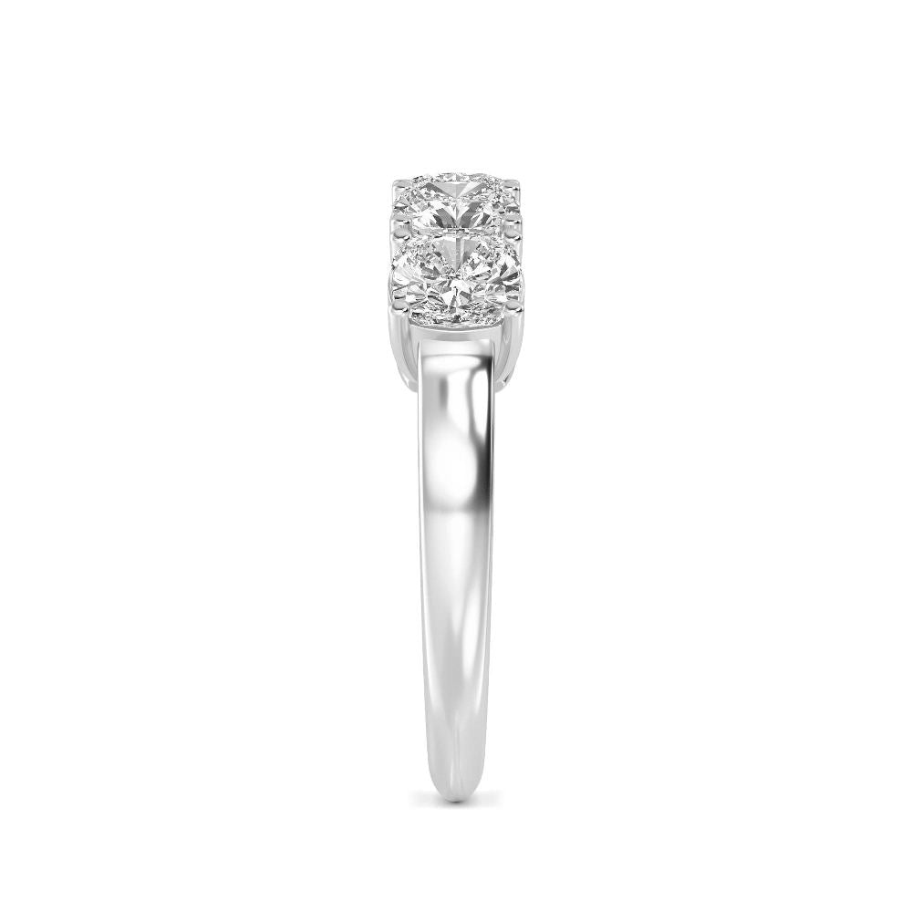 9k White Gold Lab Grown Diamond Ring 2.50 ctw R60113SCU-2.50CT