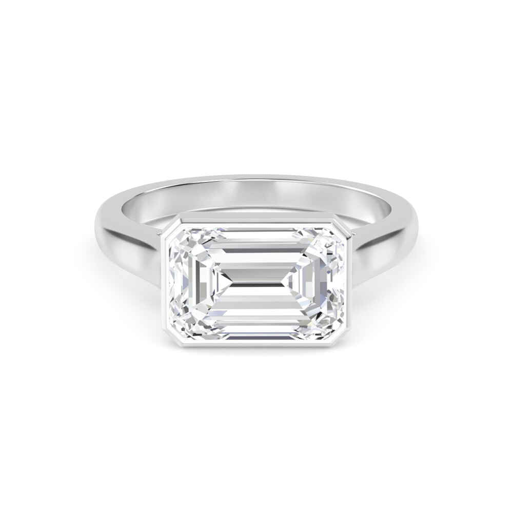 10K White Gold Lab Grown Diamond Ring 3.13 ctw R60324EM-3