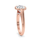 10K Rose Gold Lab Grown Diamond Engagement Ring 2.11 ctw R60324OV-2