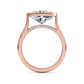 10K Rose Gold Lab Grown Diamond Engagement Ring 2.11 ctw R60324OV-2