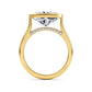 10K Yellow Gold Lab Grown Diamond Engagement Ring 2.11 ctw R60324OV-2