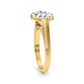 10K Yellow Gold Lab Grown Diamond Engagement Ring 2.11 ctw R60324OV-2