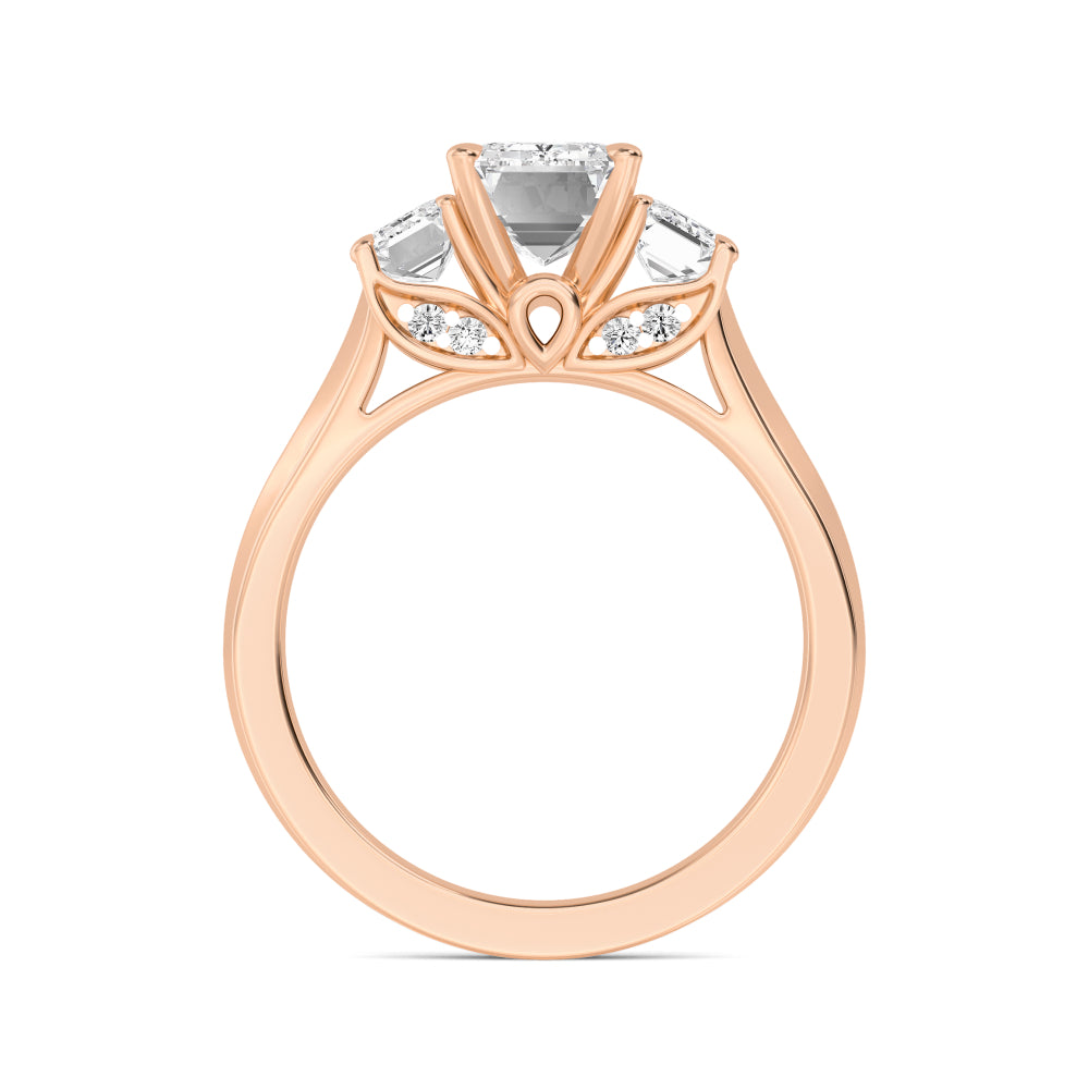 10K Rose Gold Lab Grown Diamond Rings 3.00 ctw R60335EM-3