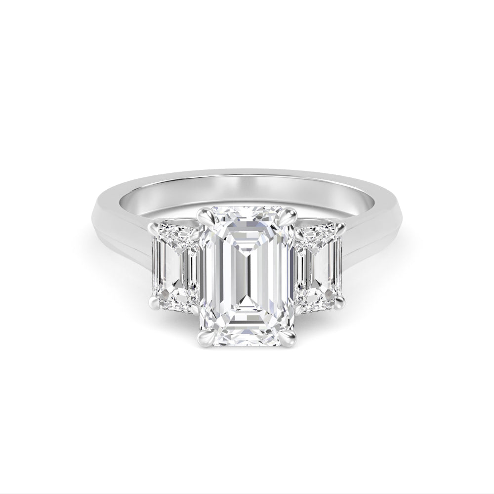 10K White Gold Lab Grown Diamond Rings 3.00 ctw R60335EM-3