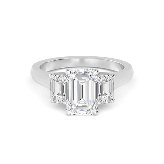 10K White Gold Lab Grown Diamond Rings 3.00 ctw R60335EM-3