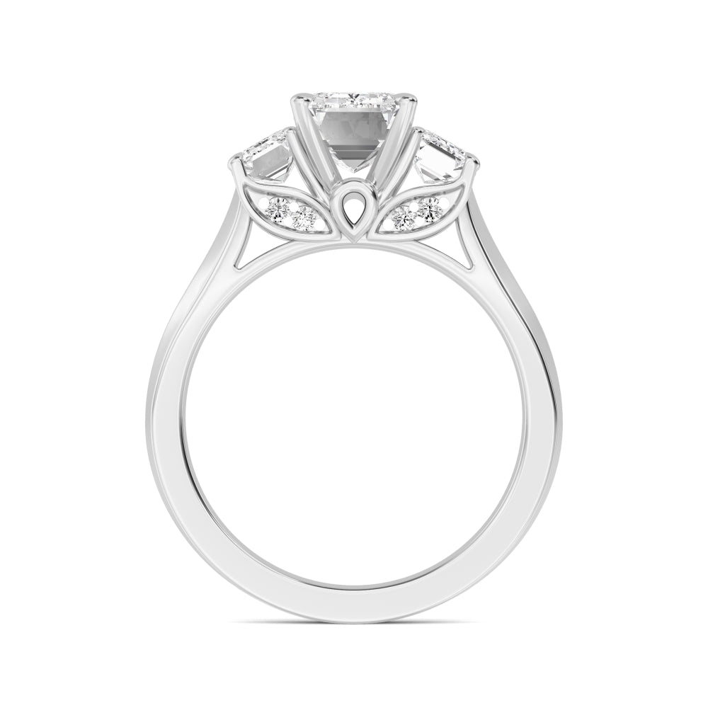 10K White Gold Lab Grown Diamond Rings 3.00 ctw R60335EM-3