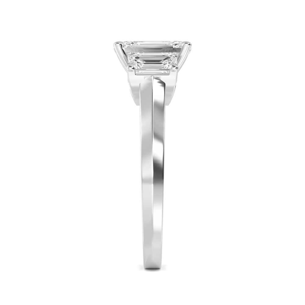 10K White Gold Lab Grown Diamond Rings 3.00 ctw R60335EM-3