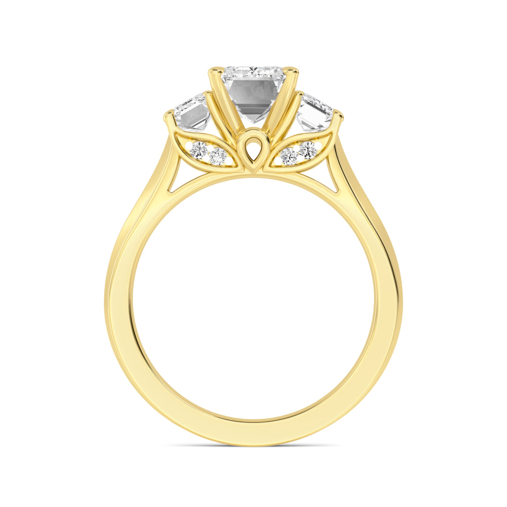 10K Yellow Gold Lab Grown Diamond Rings 3.00 ctw R60335EM-3