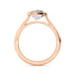 10K Rose Gold Lab Grown Diamond Rings 2.00 ctw R60338PE-2