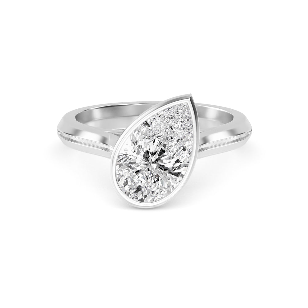 10K White Gold Lab Grown Diamond Rings 2.00 ctw R60338PE-2