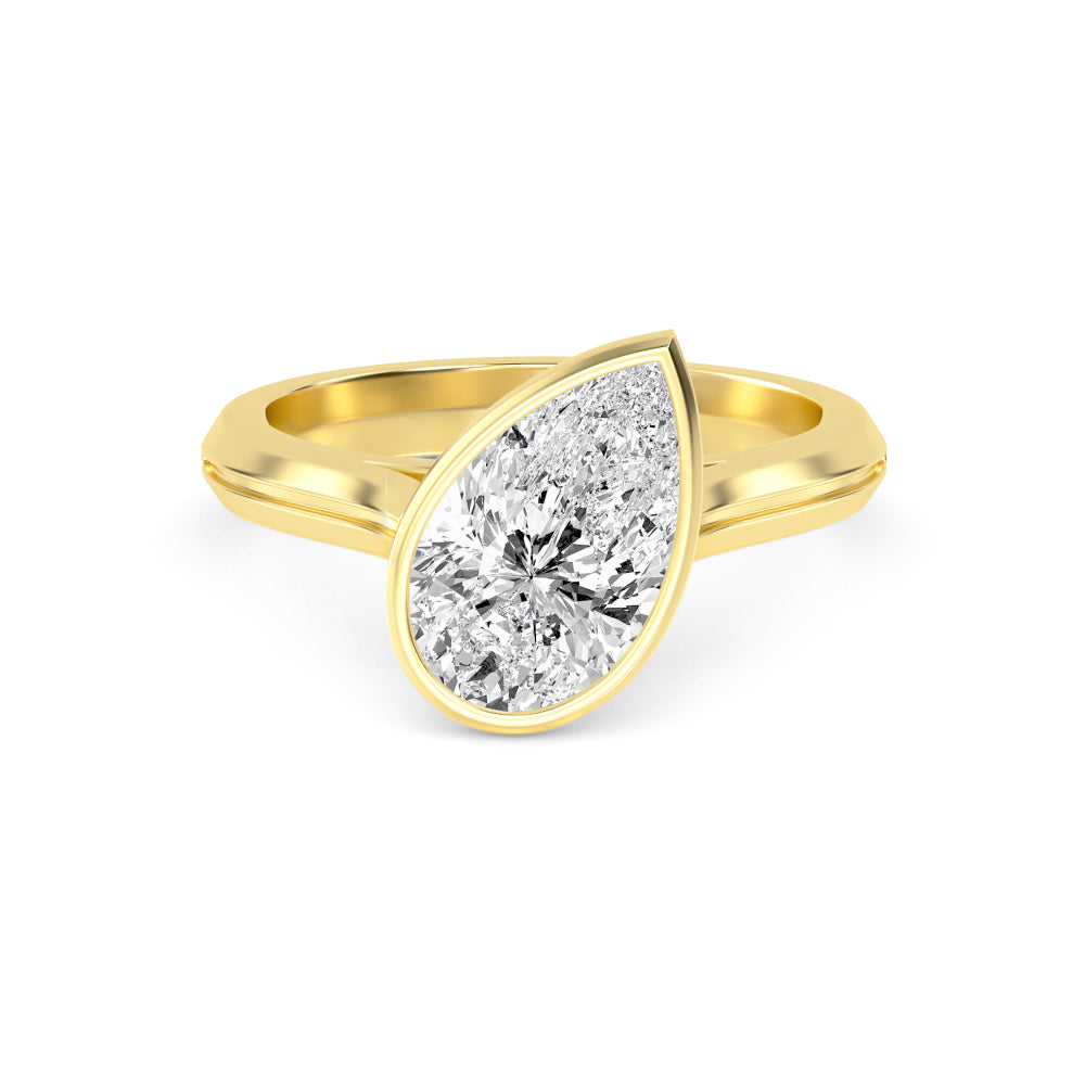 10K Yellow Gold Lab Grown Diamond Rings 3.00 ctw R60338PE-3
