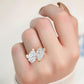 10K Rose Gold Lab Grown Diamond Toi Et Moi Rings 4 ctw R60346PEPE-4