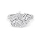 10K White Gold Lab Grown Diamond Toi Et Moi Rings 4 ctw R60346PEPE-4