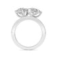 10K White Gold Lab Grown Diamond Toi Et Moi Rings 4 ctw R60346PEPE-4