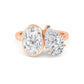 10K Rose Gold Lab Grown Diamond Engagement Ring 3.05 ctw R60373OVPE-3