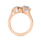 10K Rose Gold Lab Grown Diamond Engagement Ring 3.05 ctw R60373OVPE-3