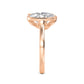10K Rose Gold Lab Grown Diamond Engagement Ring 3.05 ctw R60373OVPE-3