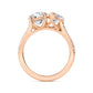 10K Rose Gold Lab Grown Diamond Toi Et Moi Rings 2 ctw R60374RDMQ-2
