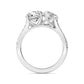 10K White Gold Lab Grown Diamond Toi Et Moi Rings 2 ctw R60374RDMQ-2