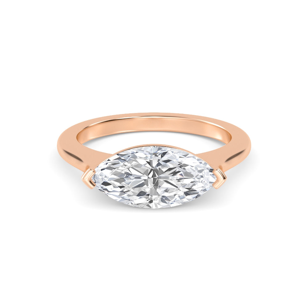 10K Rose Gold Lab Grown Diamond Rings R60395MQ-3