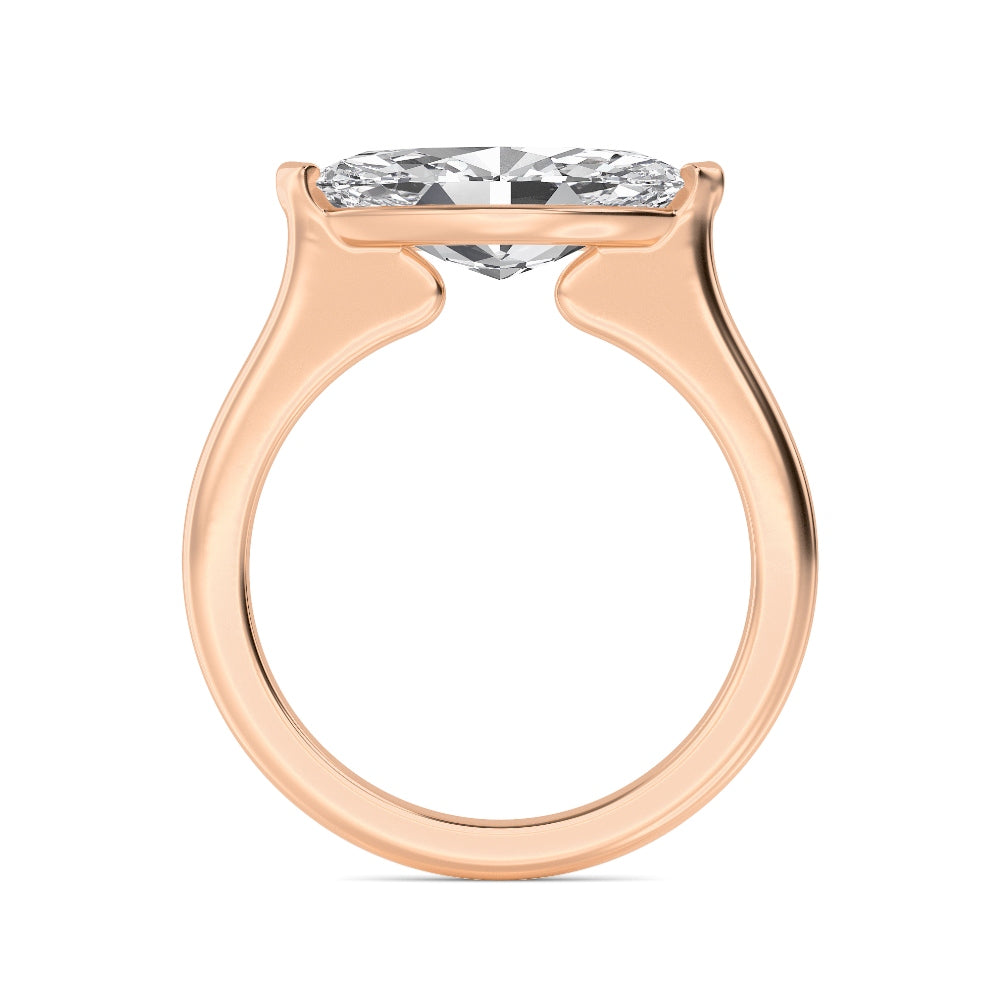 10K Rose Gold Lab Grown Diamond Rings R60395MQ-3