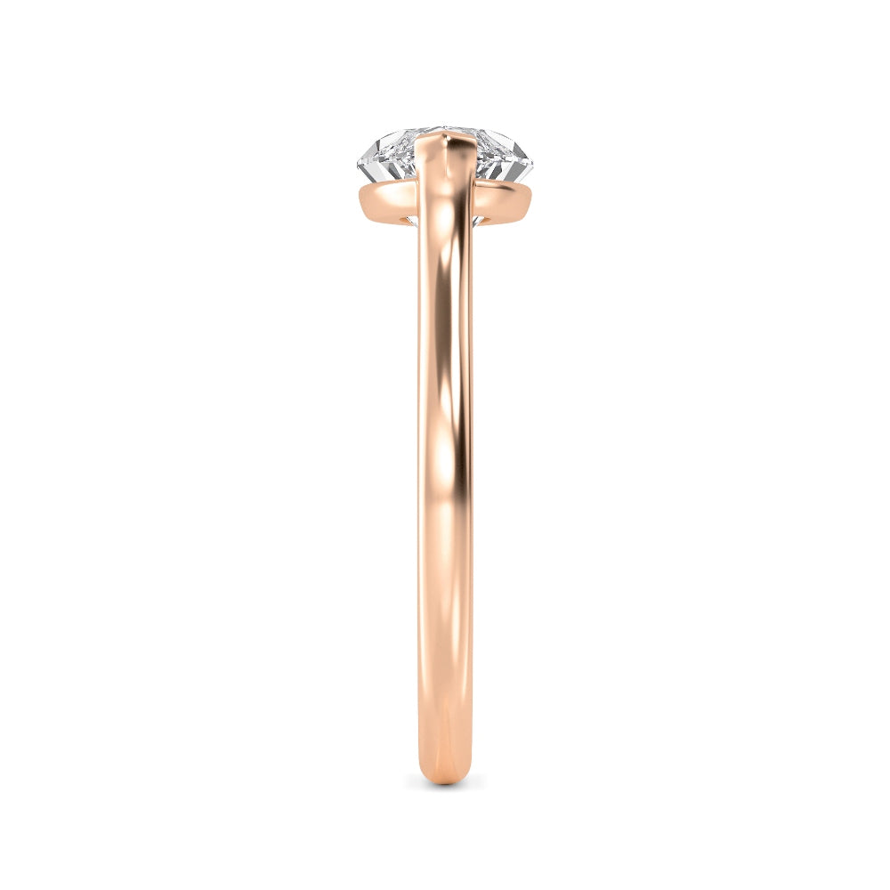 10K Rose Gold Lab Grown Diamond Rings R60395MQ-3