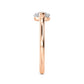 10K Rose Gold Lab Grown Diamond Rings R60395MQ-3