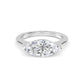 10K White Gold Lab Grown Diamond Rings R60395MQ-3