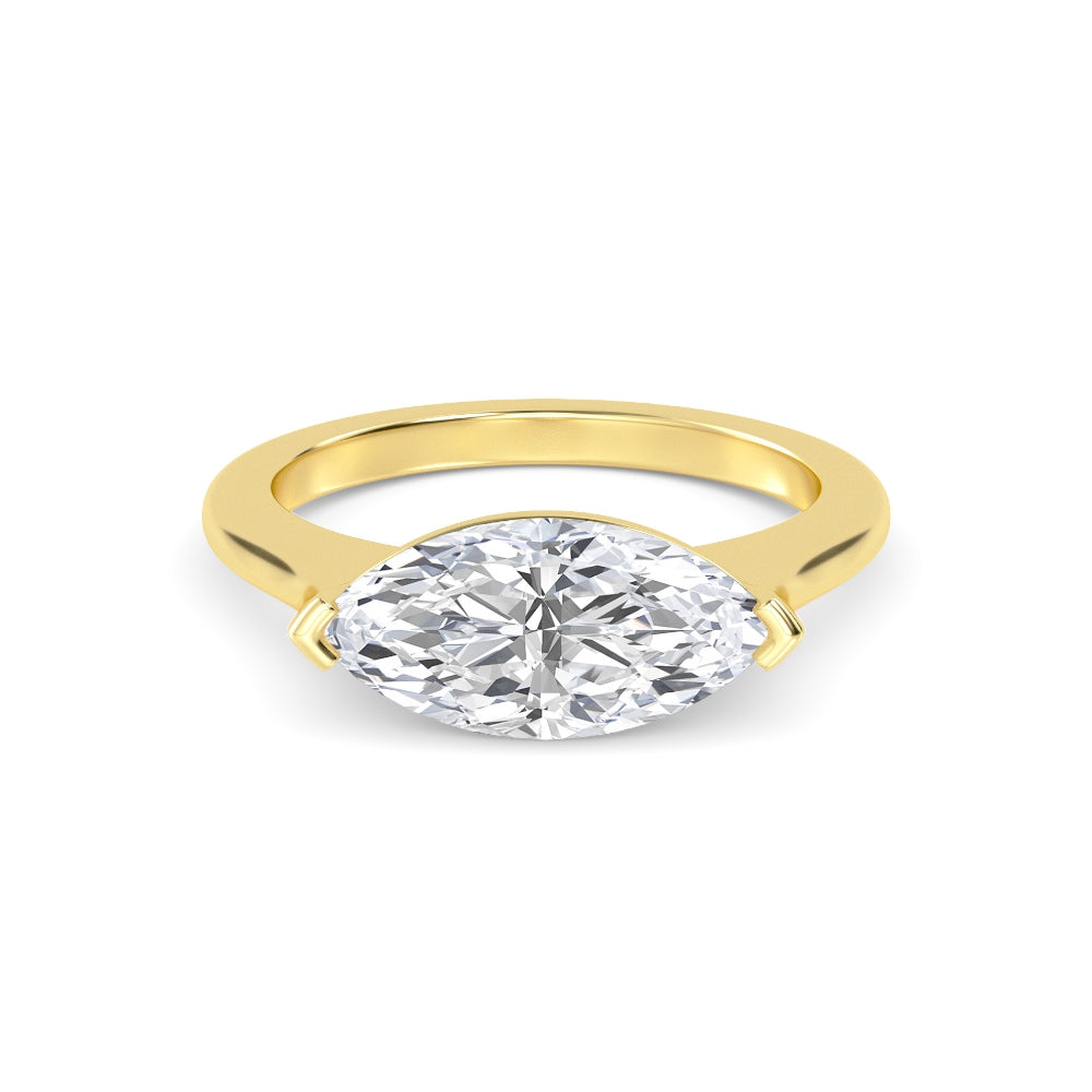 10K Yellow Gold Lab Grown Diamond Rings R60395MQ-3