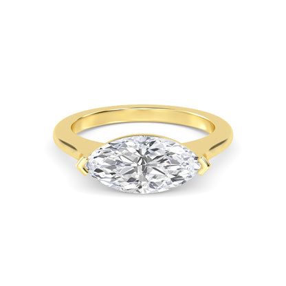 10K Yellow Gold Lab Grown Diamond Rings R60395MQ-3
