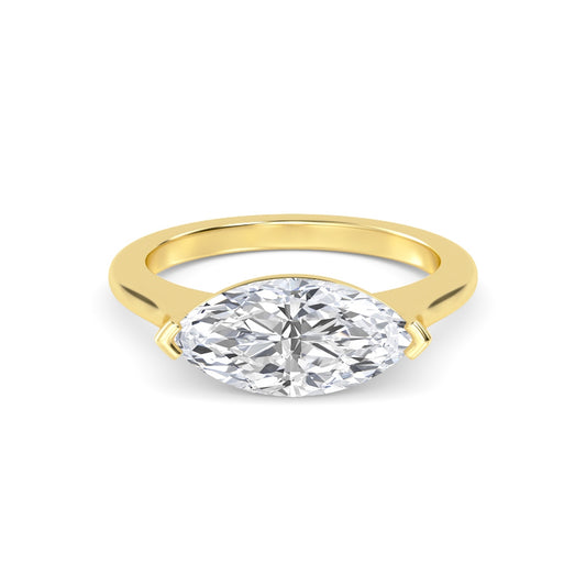 10K Yellow Gold Lab Grown Diamond Rings R60395MQ-3