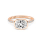10K Rose Gold Lab Grown Diamond Rings R60433CU-2