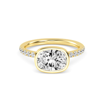 10K Yellow Gold Lab Grown Diamond Rings R60433CU-2