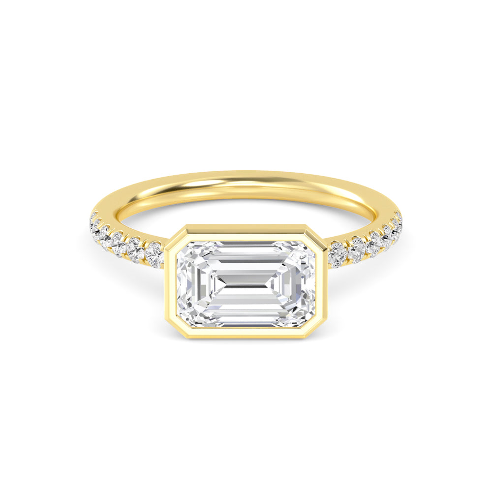 10K Yellow Gold Lab Grown Diamond Rings R60433EM-3