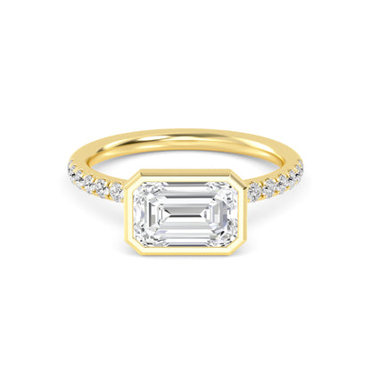 10K Yellow Gold Lab Grown Diamond Rings R60433EM-3