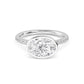 10K White Gold Lab Grown Diamond Engagement Ring 1.87 ctw R60433OV-1.50CT