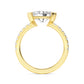 10K Yellow Gold Lab Grown Diamond Engagement Ring 4.29 ctw R60439OV-4