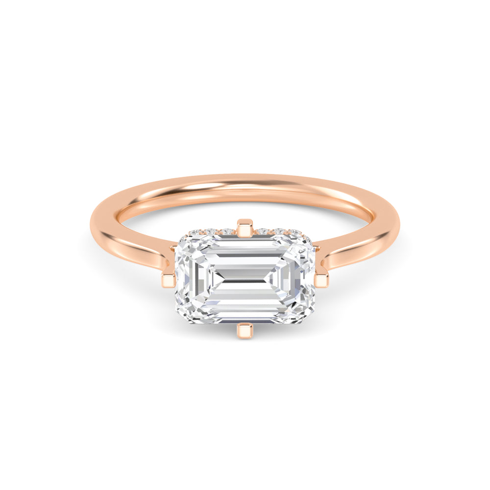 10K Rose Gold Lab Grown Diamond Rings R60441EM-3
