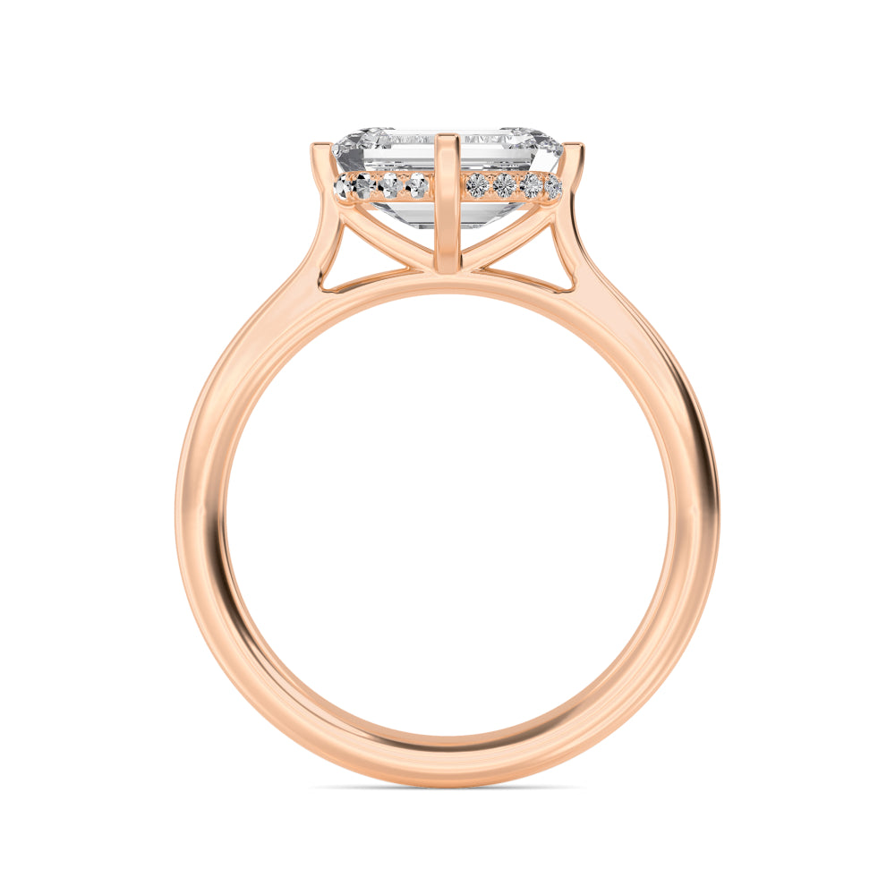 10K Rose Gold Lab Grown Diamond Rings R60441EM-3