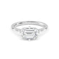 10K White Gold Lab Grown Diamond Rings R60441EM-3