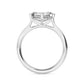 10K White Gold Lab Grown Diamond Rings R60441EM-3
