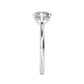 10K White Gold Lab Grown Diamond Rings R60441EM-3