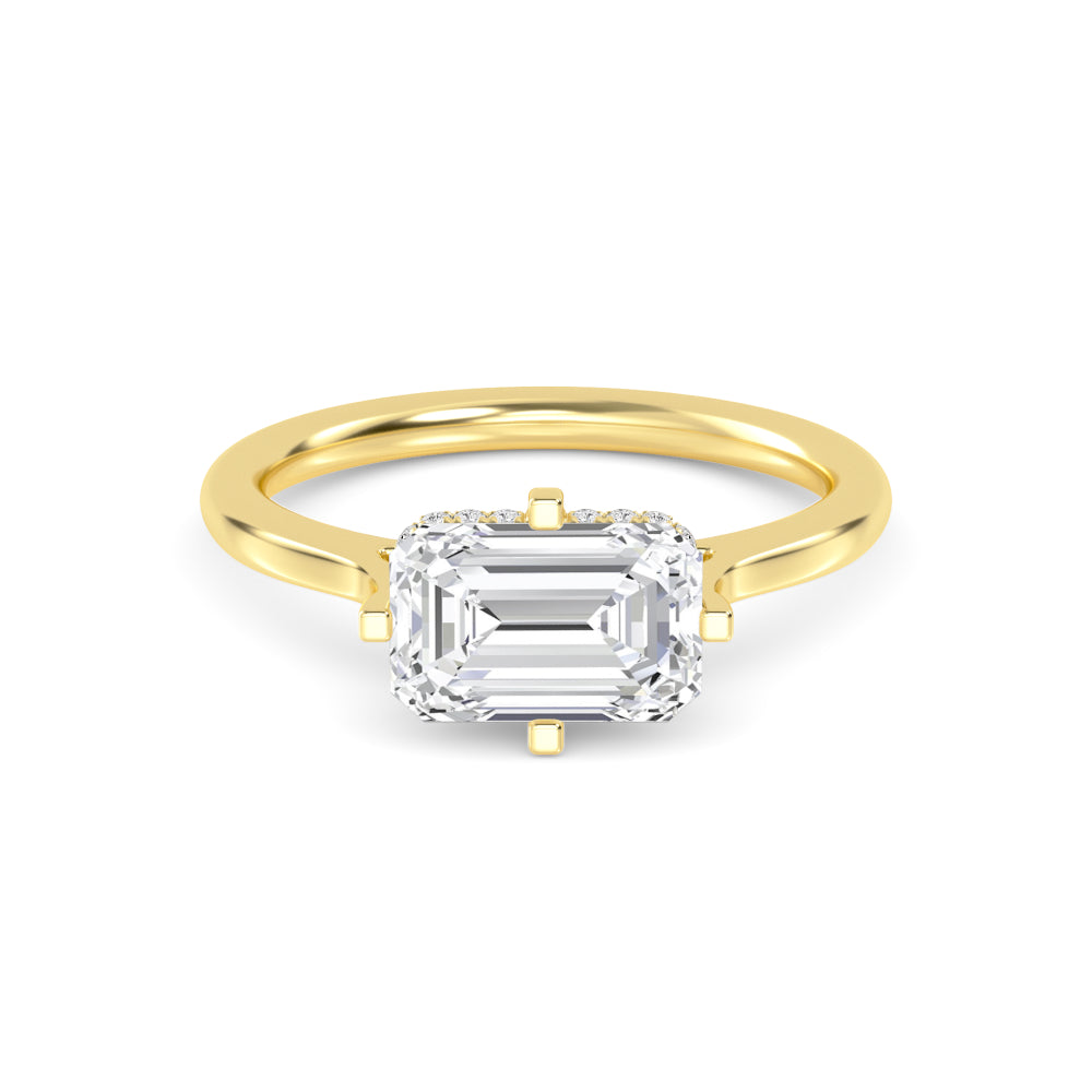 10K Yellow Gold Lab Grown Diamond Rings R60441EM-3