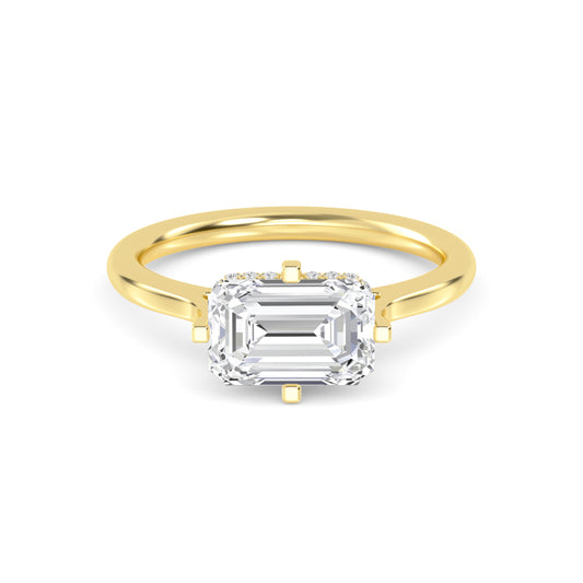 10K Yellow Gold Lab Grown Diamond Rings R60441EM-3